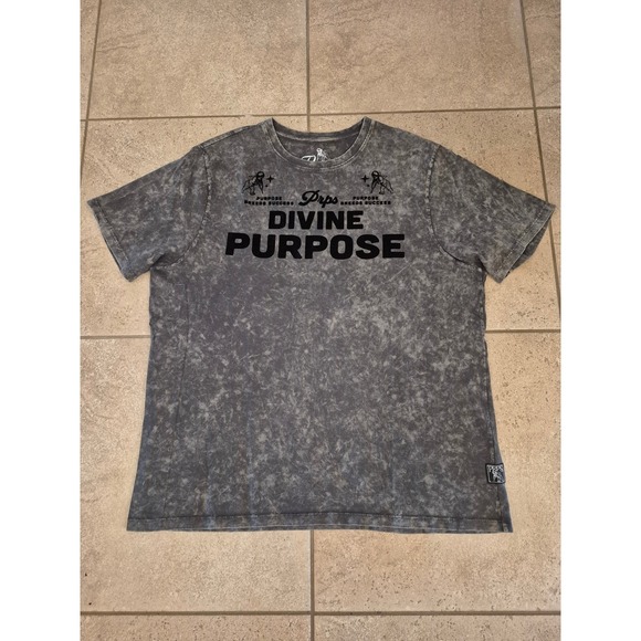 PRPS Divine Purpose Acid Wash Graphic Men Tee - XXL - Picture 3 of 11